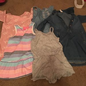 Bundle of dresses.  Mostly Carters brand
